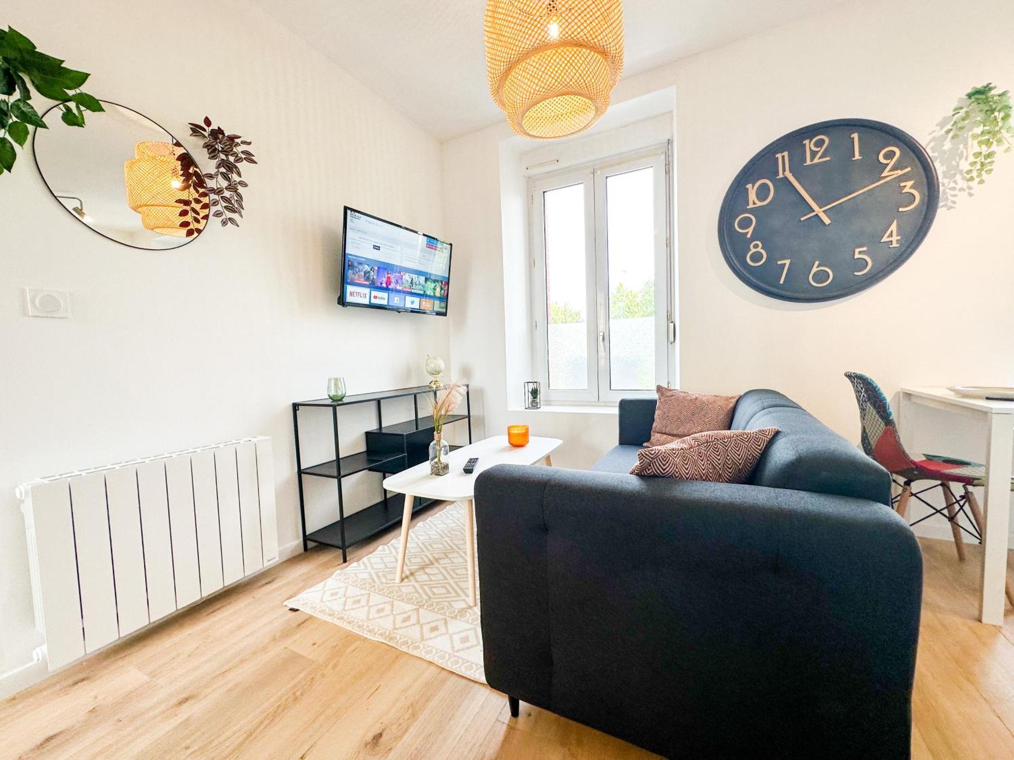New: Agreable & Lumineux *Gare* Apartment Гингам Екстериор снимка